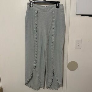 Lost + Wander Light Green Palazzo Pants